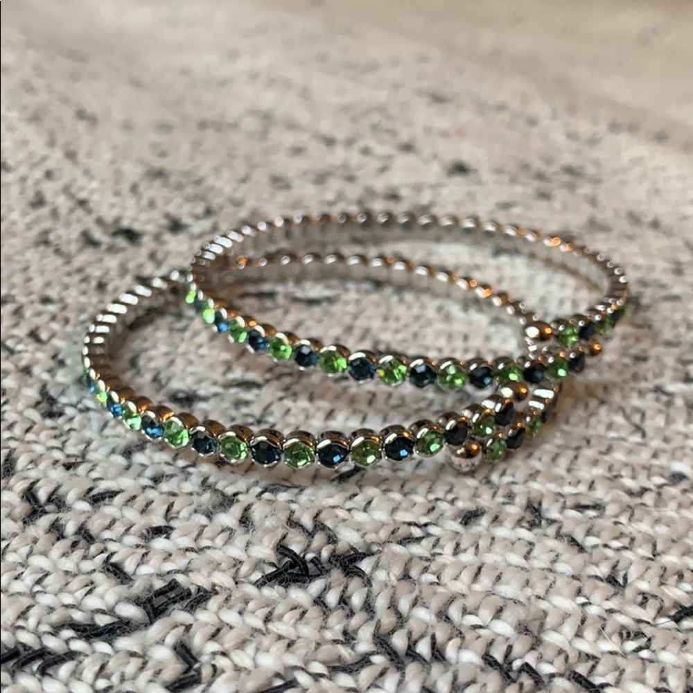 Seahawks Themed Bracelet Set